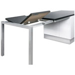 Ferrure complète pour allonge sur ilot central de cuisine