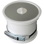 Vide ordures avec couvercle Inox