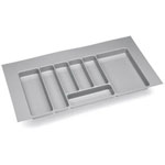 Ramasse couverts PVC gris alu