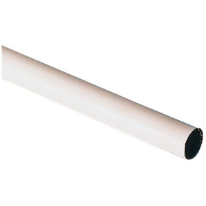 Tube de penderie rond plastifié