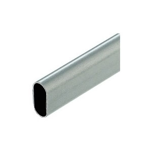 Tube de penderie ovale plastifié
